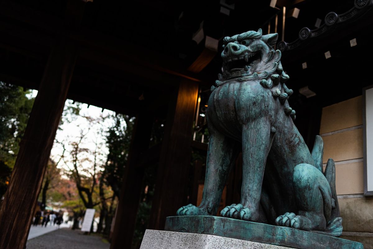 靖国神社の狛犬